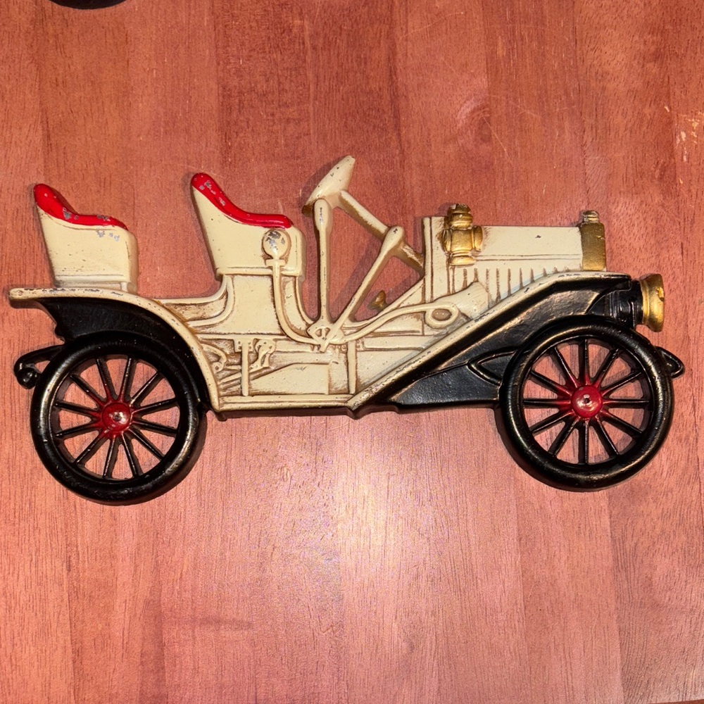 Set of 3 Antique Classic Cars Cast Metal Wall Decor Set by Midwest 1910 Buick - Picture 3 of 13